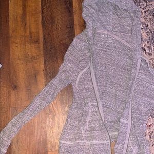 Grey hoodie cardigan from Aeropostale!